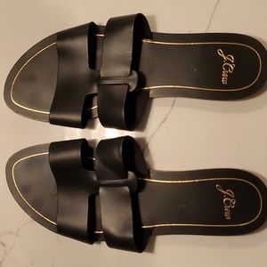J Crew slide sandals